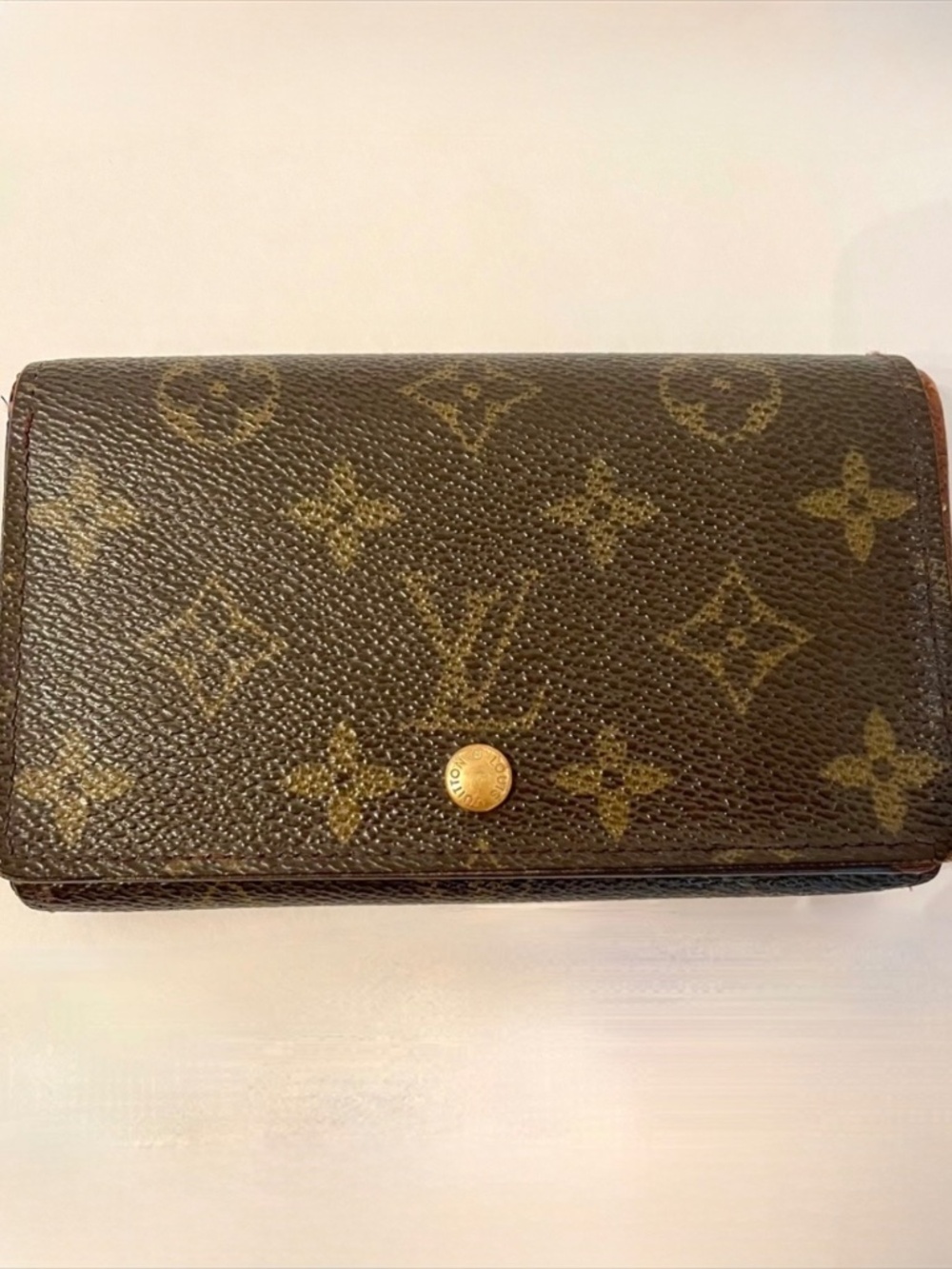 Louis Vuitton LV Monogram Porte Monnaie Tresor Wallet